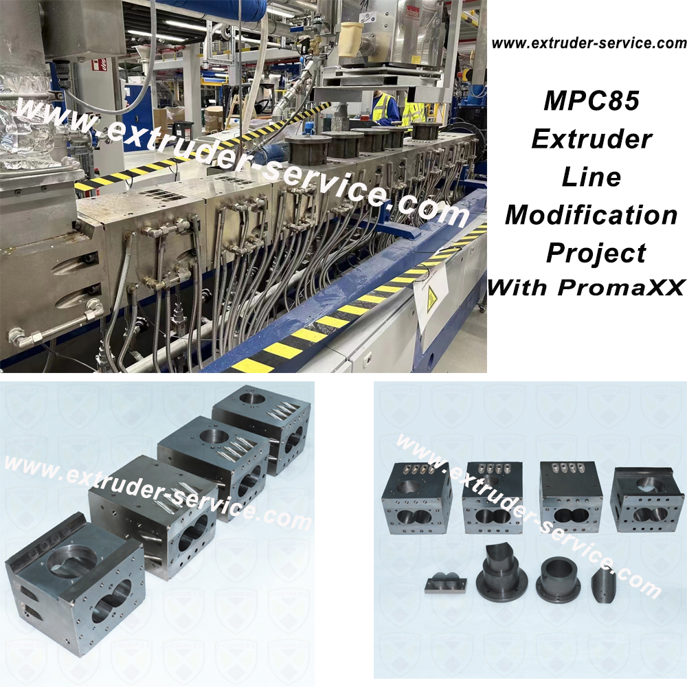 extruder line modification project