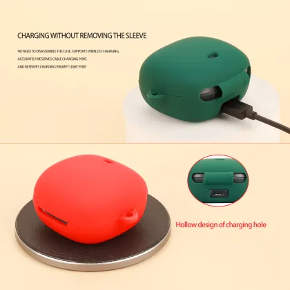 Wholesale Earphone Case for Audio-technica CKS50TW2 - Silicone Cover and Wireless Earbuds Case