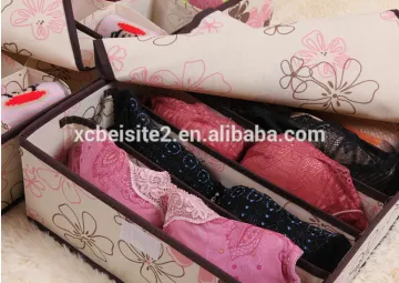 N491 High Quality Underwear Travel Non Woven Box Foldable Storage box