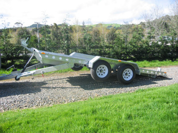 galvanized car trailer