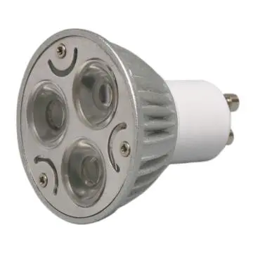 LED GU10 Spot Light with 3x2 Watt high power led high lumen dimmable