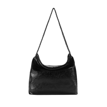 Leather Large Capacity Hobo Shoulder Bag