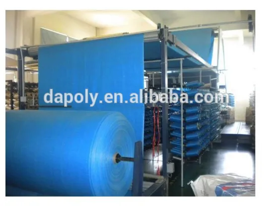 Printed tubular pp woven fabric roll