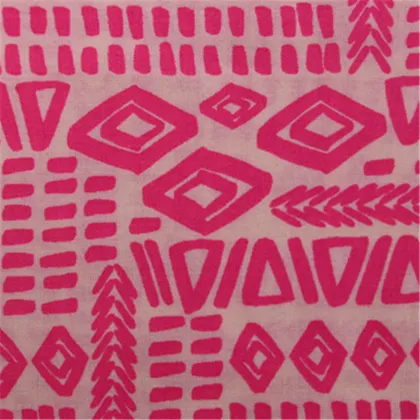 Cotton Rayon Blended Printed Fabric