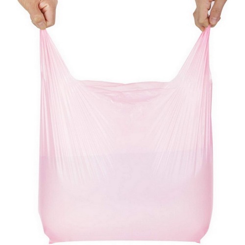 Hot sale Alibaba reusable plastic t-shirt shopping bags with logo