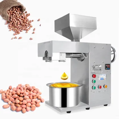 Food Grade Stainless Steel Cold Press Peanut Oil Press Machine