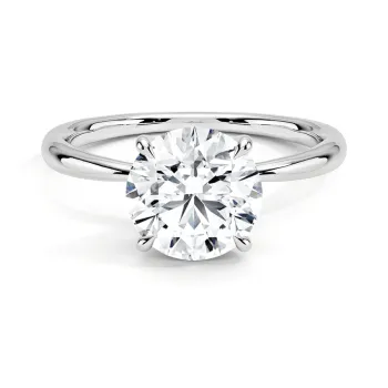 Engagement Rings D Color VVS1 White Gold Bridal