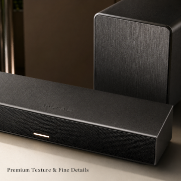 Ev Ses Sistemi için Subwoofer'lı 60W Soundbar
