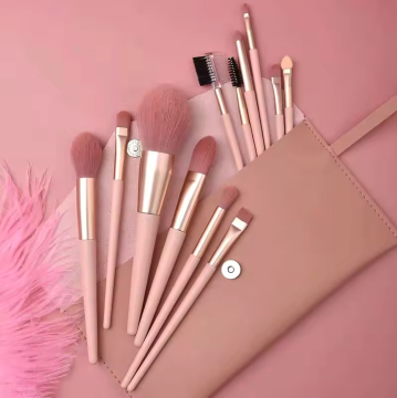 15-Piece Professional Cruelty-Free Makeup Brush Set for Eyeshadow, Foundation, and Powder with Customizable Private Label