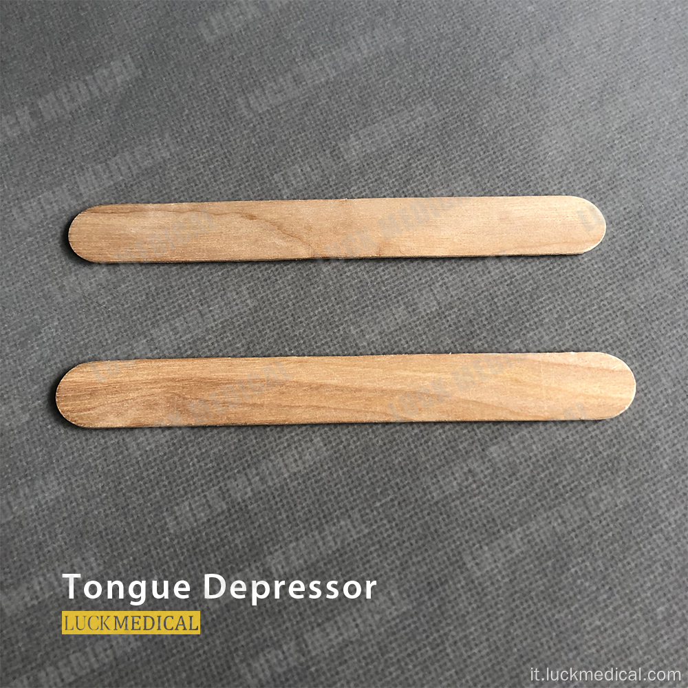 La gola del depressione della lingua usa e getta esamina