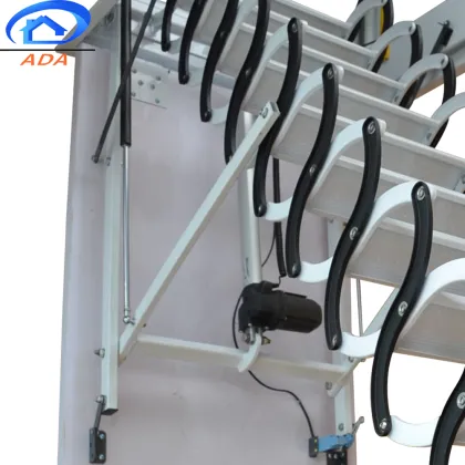 Remote Control Folding Attic Electric Step Ladder