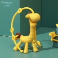 Giraffe Lebensmittelqualität Silikon Baby Beißring Spielzeug