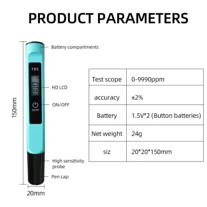 Factory Price TDS Meter M2 - Digital TDS Tester for Drinking Water, Aquarium, and Hydroponics