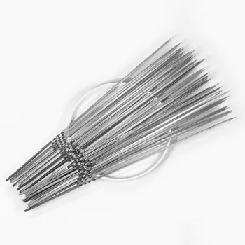 Stainless Steel Flat Reusable Non-Spin BBQ Skewers