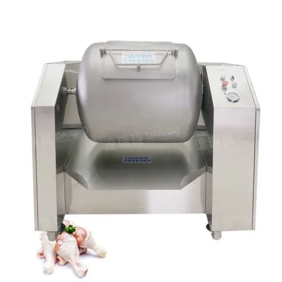 Cooling Vacuum Tumbler for Marinating Salmon Pangasius with New Design