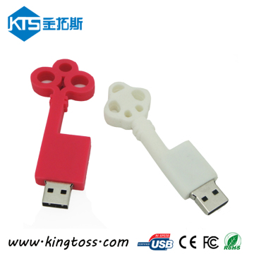 PVC Key Shape Promotional Gift 8GB USB Pen Drive