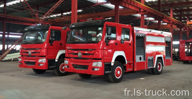 Howo Fire Engine 266HP 8000L Chargement