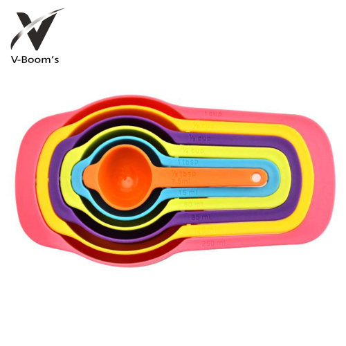 6PC Rainbow Kitchen Measuring Spoon Set