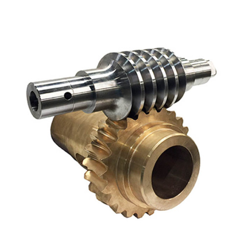 Precision Machined Brass Steel Worm Gear Set