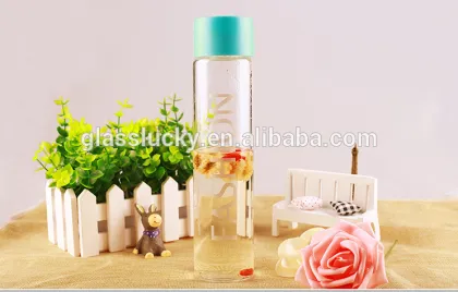 400ml voss water glass bottle wholesale , pyrex glass bottles for beverages