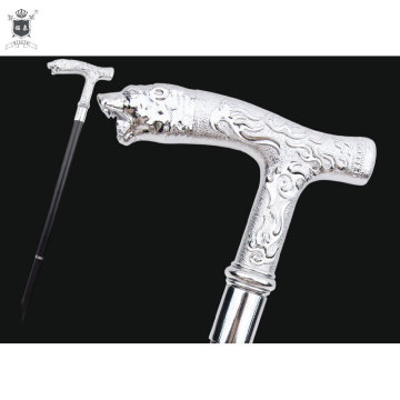 عصا المشي المزخرفة المصقولة