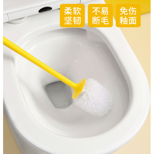 Yellow Duck Cute Toilet Brush Set with Holder