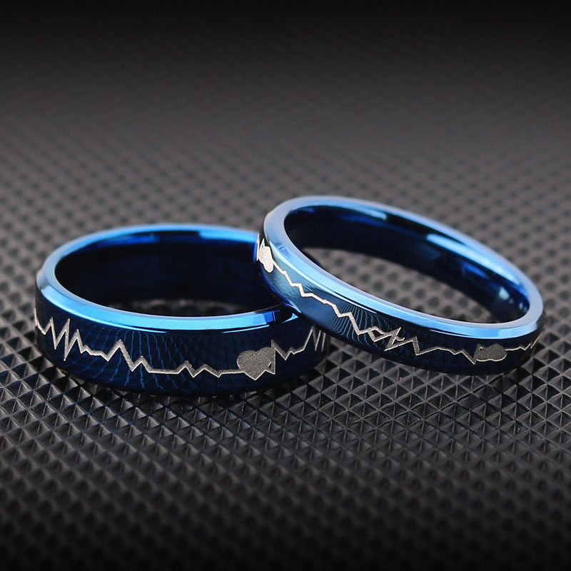 heartbeat rings for couples amazon