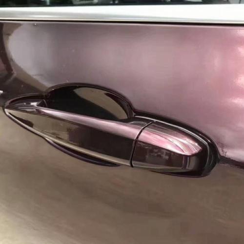 Gloss Metallic Black Rose Car Vinyl