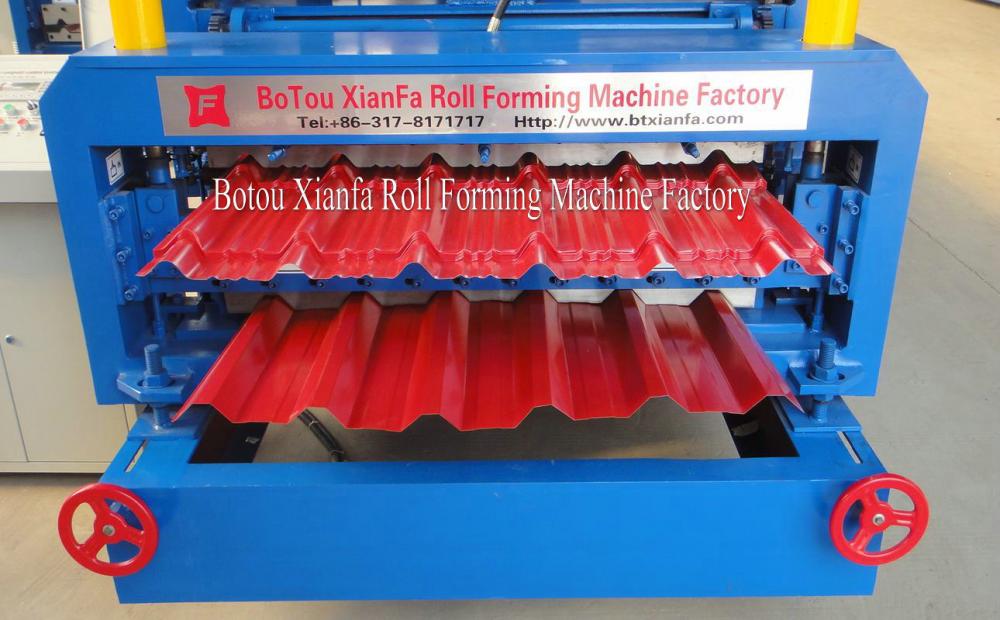 IBR Double Galvanized Roofing Sheet Roll Forming Machine