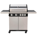 Parrilla de gas de 4+1 quemadores con ventana