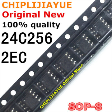 10PCS 24C256 AT24C256 SOP8 AT24C256N 2EC 24C256N-SU2.7 SOP-8 SMD New and Original IC Chipset