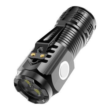 High-Brightness Warsun RTS R300 Mini Lantern: 1200Lm Torch with Rechargeable Battery and Clamp Attachment