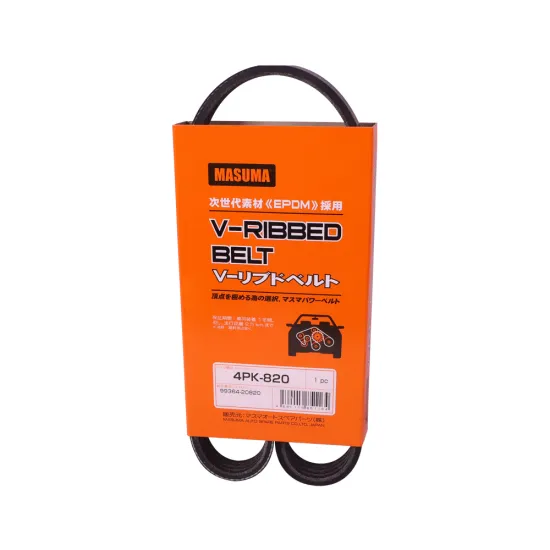 Custom Length Industrial Grade V Belt - 4PK 820 MASUMA 3PK 4PK 5PK 6PK High Quality Automotive Belt