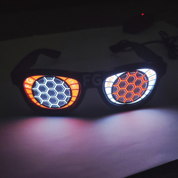 New Arrival Light Up Equalizer LED Panel LED Party Glasses
