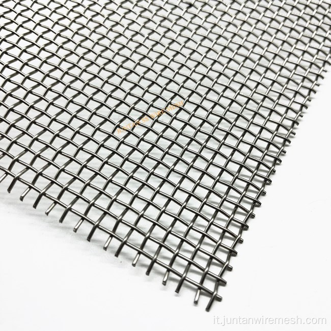 Schermo a rete metallico in acciaio inox da 50 micron