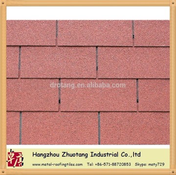 Starfoo brand 3-tab asphalt shingle--Desert red