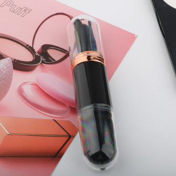 Wholesale Private Label 4-in-1 Make-Up Brushes Set with Professional Brush Case and Cosmetic Bag
