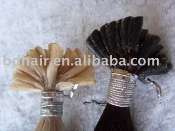 AAA quality REMY hair extension, remy human hair, nail tip