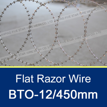 BTO-12 Flat Type Razor Barbed Wire