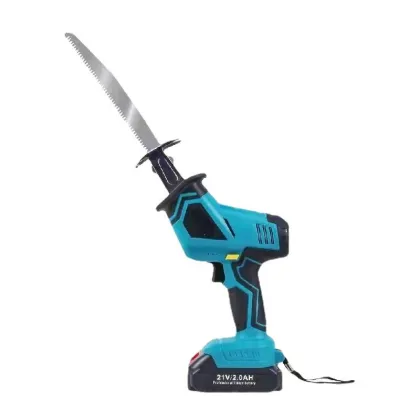 Rechargeable Electric Saber Saw: Cordless Reciprocating Saw for Wood, Plastic, and Metal