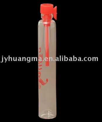 perfume sample glass tube