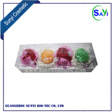 Beauty Flower Handmade Soap with Towel