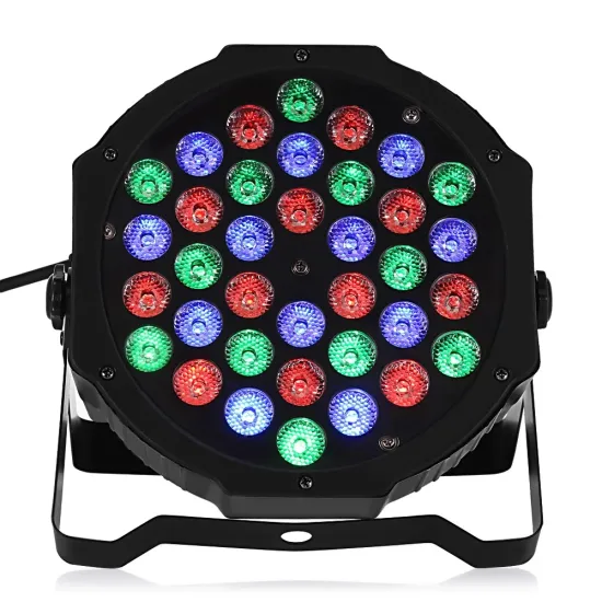 36W RGB LED Disco Light: Professional KTV Bar Party DJ Lamp with DMX512 Control and Stage Lighting Effects Projector