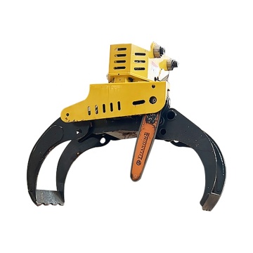 Timber Grapple with Chainsaw Mechanical Wood Grab Saw