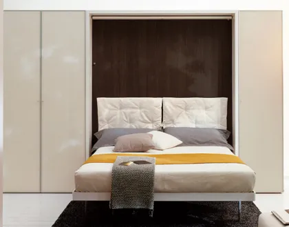 NOVA Queen Bedroom Set: Folding Horizontal Murphy Beds - King Size Modern Murphy Wall Bed Furniture