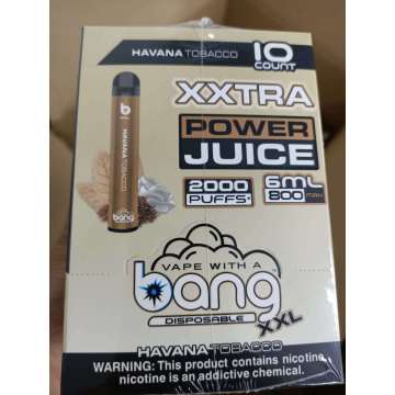 Bang XXL Disposable 2000puffs Vape Pods