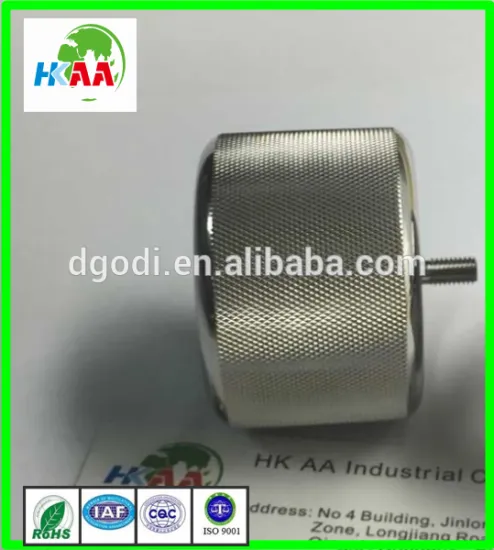 knurled knob for mechanical