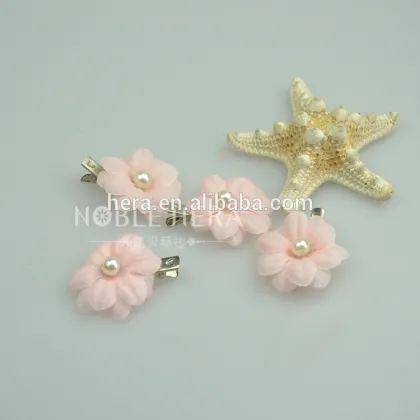 hot sale pearl flower sublimation hairpin