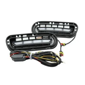 Yellow Turn Signal DRL LED Daytime Running Light Fog Lamp for Kia Stinger 2017/2018/2019