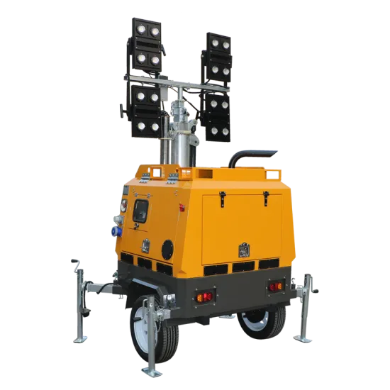 telescopic mast outdoor light tower